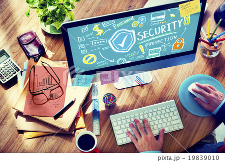 Security Shield Protection Privacy Network Concept 19839010