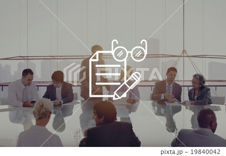 Business Office Administration Corporate Paperwork Concept 19840042