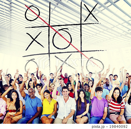 Leisure Game Tic Tac Toe Competition Challenge Winner Concept Leisure Game Tic Tac Toe Competition Challenge Winner Concept 19840092