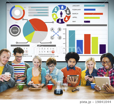 Bar Graph Chart Data Information Inforgraphic Report Concept 19841044