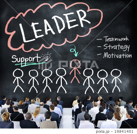 Leader Support Teamwork Strategy Motivation Concept Leader Support Teamwork Strategy Motivation Concept 19841401