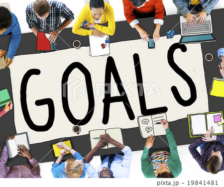 Goals Aim Aspiration Anticipation Target Concept 19841481