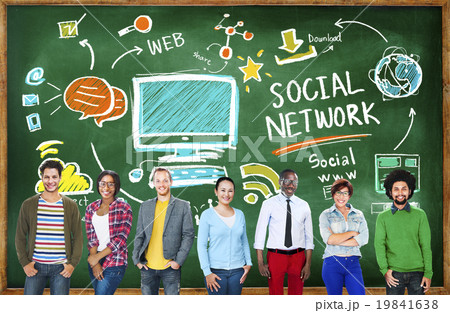 Social Network Social Media People Education Students Concept 19841638