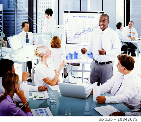 Business Presentation Collaboration Colleagues Concept Business Presentation Collaboration Colleagues Concept 19842675