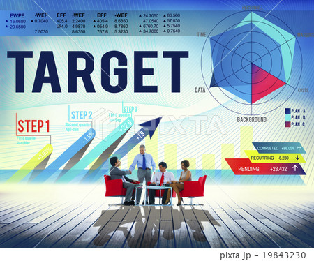 Target Achievement Goal Success Aspiration Concept 19843230