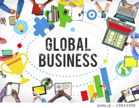 Global Business Start Up Launch Teamwork Online Concept 19843400
