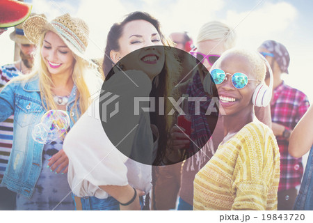 Copy Space Frame Summer Vacation Holiday Concept Copy Space Frame Summer Vacation Holiday Concept 19843720