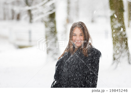 Woman in the snow Woman in the snow 19845246