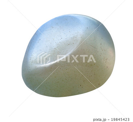 Moonstone (adularia, adular) gemstone isolated 19845423