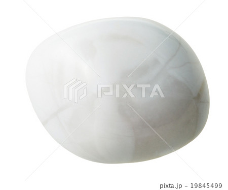 Magnesite gemstone isolated on white 19845499
