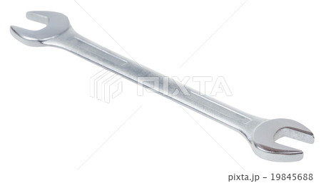 open-end wrench isolated on white 19845688