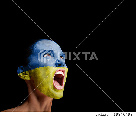 The Ukrainian flag 19846498