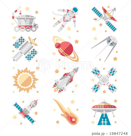 Space Icons Vector Set Space Icons Vector Set 19847248