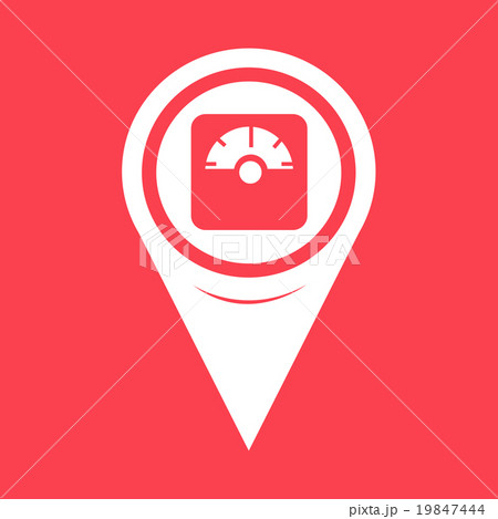 Map Pin Pointer weighting apparatus icon 19847444
