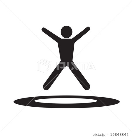 jumping Trampoline icon Illustration design jumping Trampoline icon Illustration design 19848342