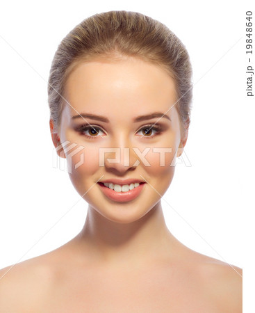 Young healthy girl isolated 19848640