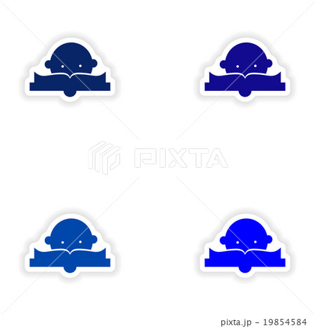 assembly realistic sticker design on paper reading 19854584