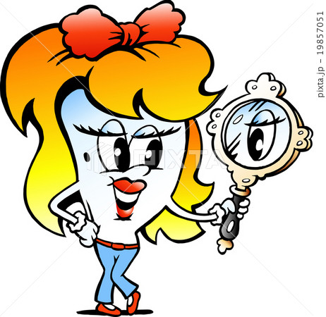 Cute Girl Editor Paper Mascot Cute Girl Editor Paper Mascot 19857051