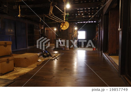 工女宿宝来屋　内部光景　（松本市重要文化財）　女工哀史の宿泊所　松本市歴史の里　信州松 19857749