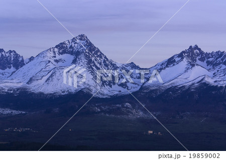 Gerlachovsky Stit of night panorama Gerlachovsky Stit of night panorama 19859002