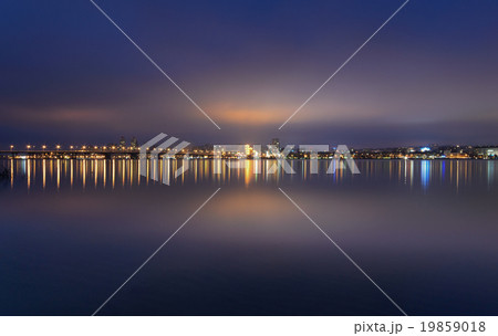 Night Skyline of Dnipropetrovsk. Night Skyline of Dnipropetrovsk. 19859018