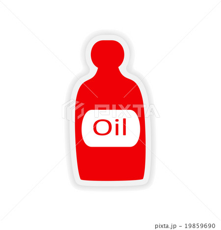 icon sticker realistic design on paper oil icon sticker realistic design on paper oil 19859690