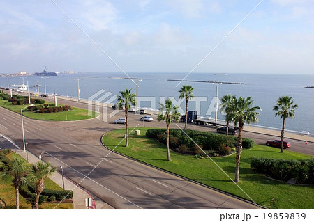 米国テキサス州のリゾート地コーパスクリスティーの海辺の風景 米国テキサス州のリゾート地コーパスクリスティーの海辺の風景 19859839
