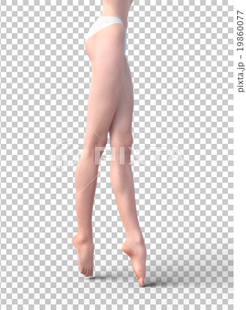 理想的な女性の脚　ボディーパーツ　perming 3DCG イラスト素材 19860077