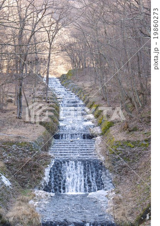 長野県松本市　牛伏川フランス式階段工（砂防施設）　標準縦　明治期の土木工事　国重要文化財 19860273
