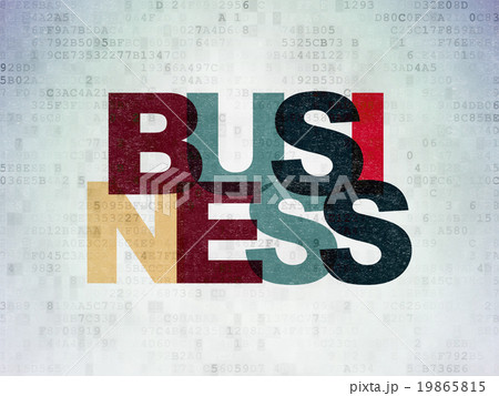 Finance concept: Business on Digital Paper 19865815