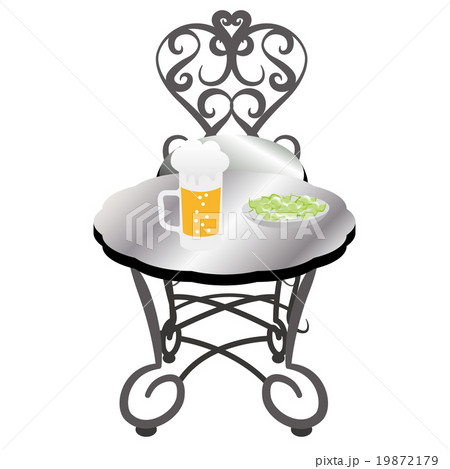 ビールと枝豆 19872179