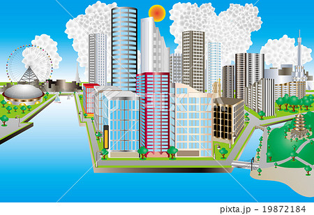 架空都市積乱雲 19872184