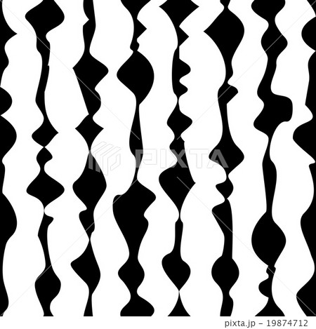 Seamless Abstract Monochrome Pattern 19874712