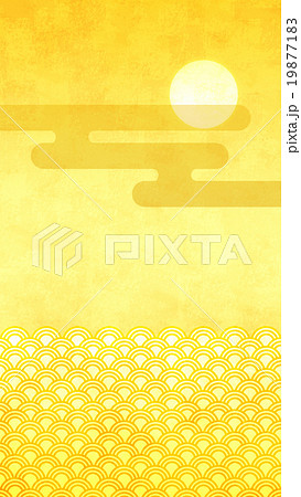 縦金_月と雲（霞）_02 19877183