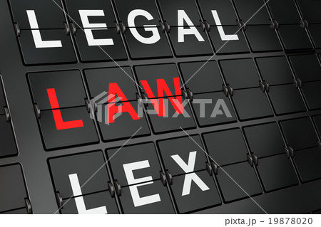 Law concept: Law on airport board background Law concept: Law on airport board background 19878020