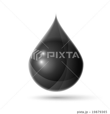 Black oil drop Black oil drop 19879365