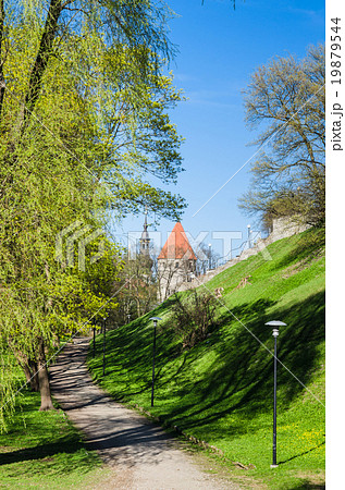 Park in Tallinn, a beautiful spring day Park in Tallinn, a beautiful spring day 19879544