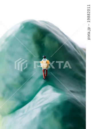 登山者,ミニチュア人形 19882011