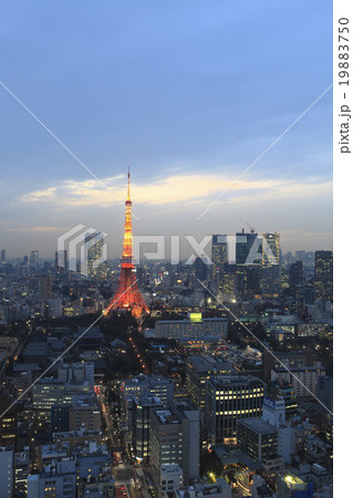 東京夕景 19883750