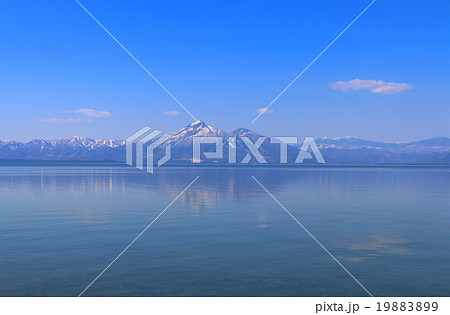 猪苗代湖と磐梯山（湖南側から） 19883899