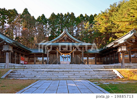 函館散歩 函館護国神社の写真素材