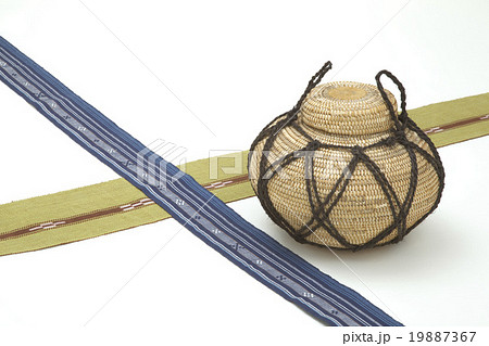 みんさー織りの帯と種入れ 19887367