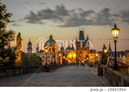 Prague ,Charles bridge 19891904