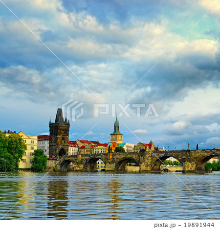 Prague ,Charles bridge 19891944