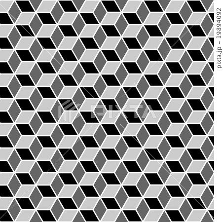 Seamless pattern with optical 3D effect. 19894092
