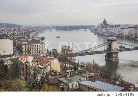 view on Danube and Budapest in daytime 19894198