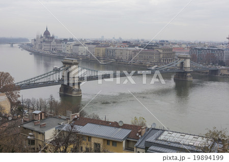view on Danube and Budapest in daytime 19894199