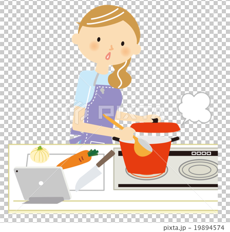 料理　タブレット 19894574