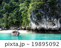 Longtail boat at Phi Phi island. 19895092