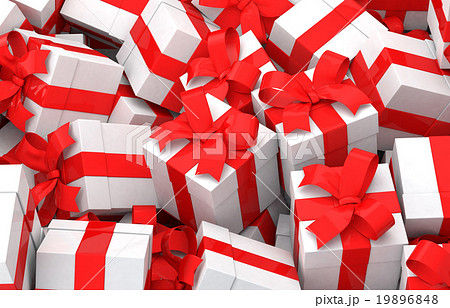 沢山のギフトボックス 19896848